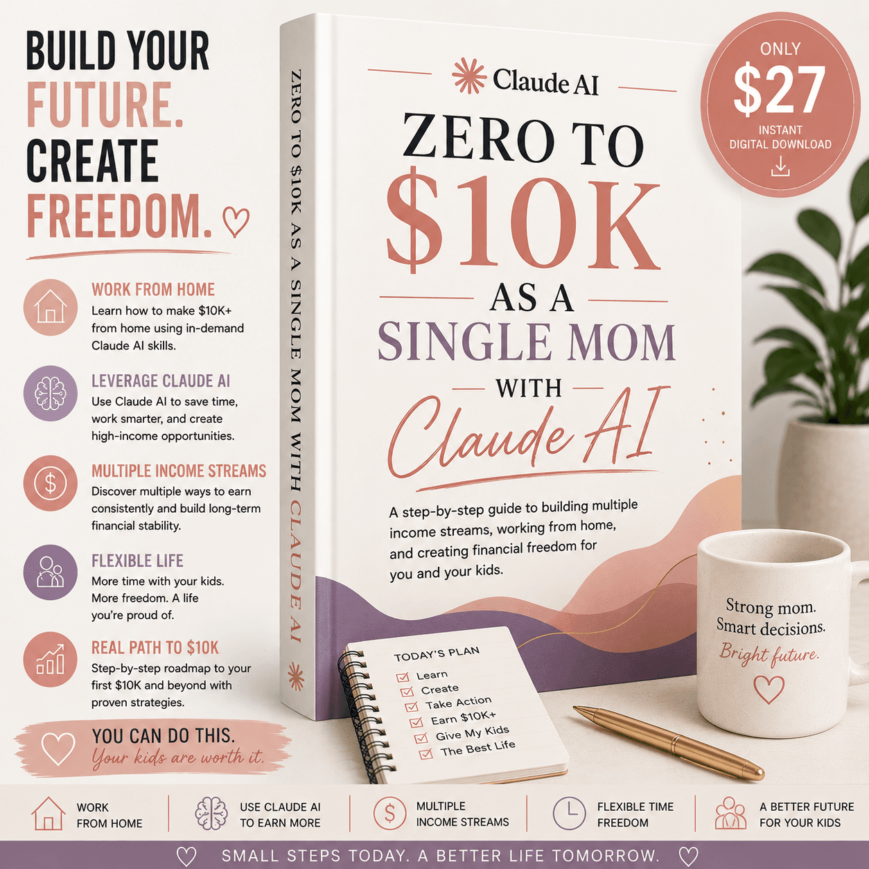 Zero to $10K As A Single Mom With Claude AI